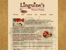 Tablet Screenshot of ilovelinguines.com